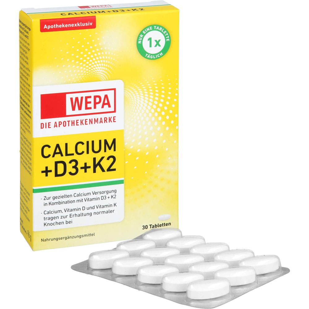 WEPA Calcium+D3+K2 Tabletten