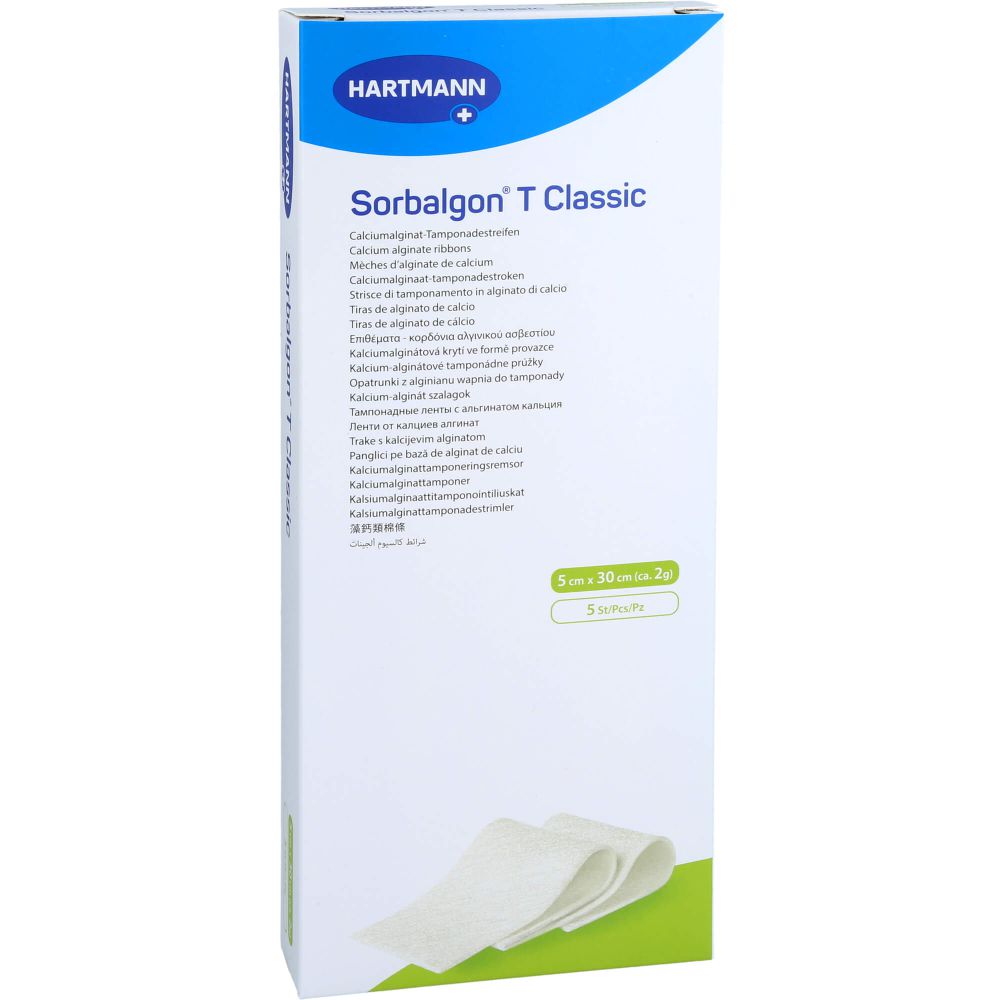 SORBALGON T Classic 2 g steril 30 cm Tamponadestr.