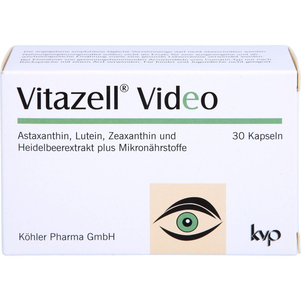 Vitazell Video Kapseln 30 St