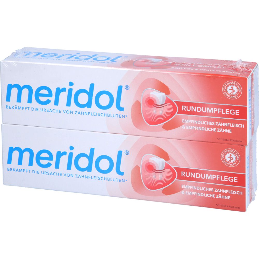 MERIDOL Rundumpflege Zahnpasta Doppelpack 2X75 - - - Zahnpasta - Zahnpflege - pharmaphant Arzneimittel und Mund Zahnpflege ml