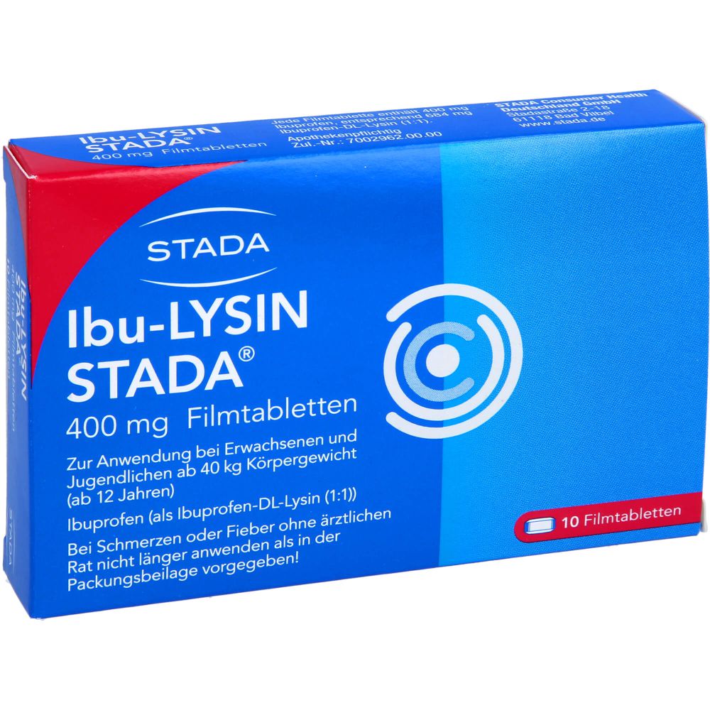 IBU-LYSIN STADA 400 mg Filmtabletten