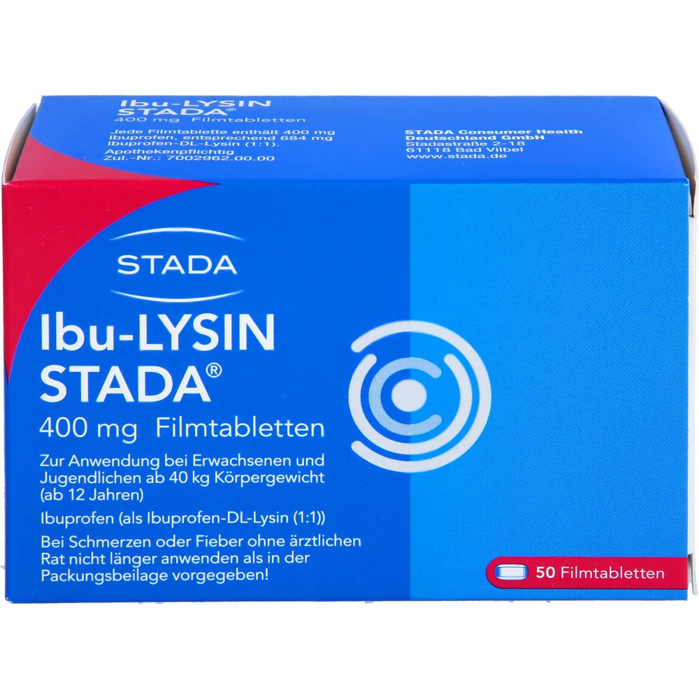 IBU-LYSIN STADA 400 mg Filmtabletten