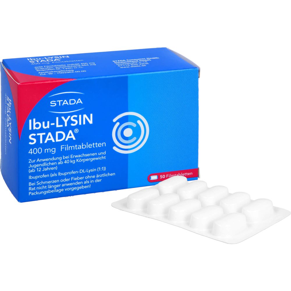 IBU-LYSIN STADA 400 mg Filmtabletten