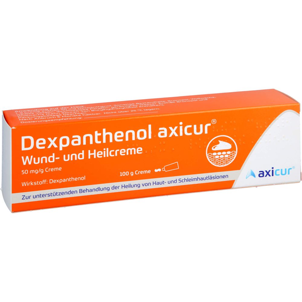 DEXPANTHENOL axicur Wund- und Heilcreme 50 mg/g