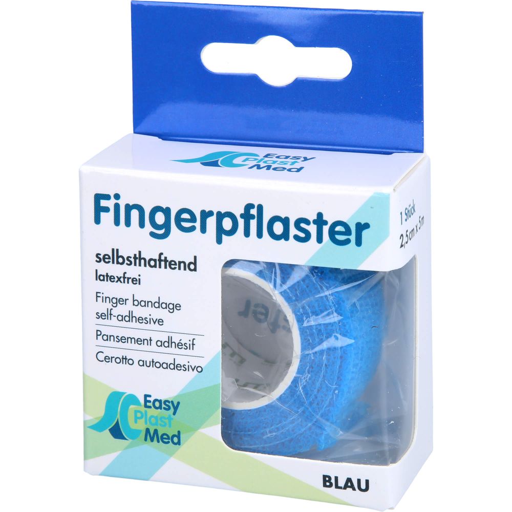 UM EASYPLAST Fingerpfl.selbsth.2,5cmx5m blau