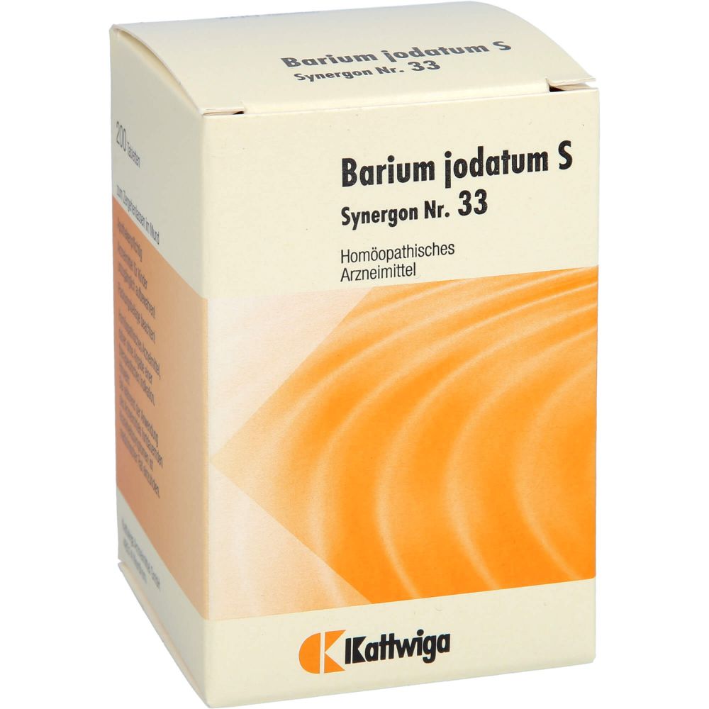 SYNERGON KOMPLEX 33 Barium jodatum S Tabletten
