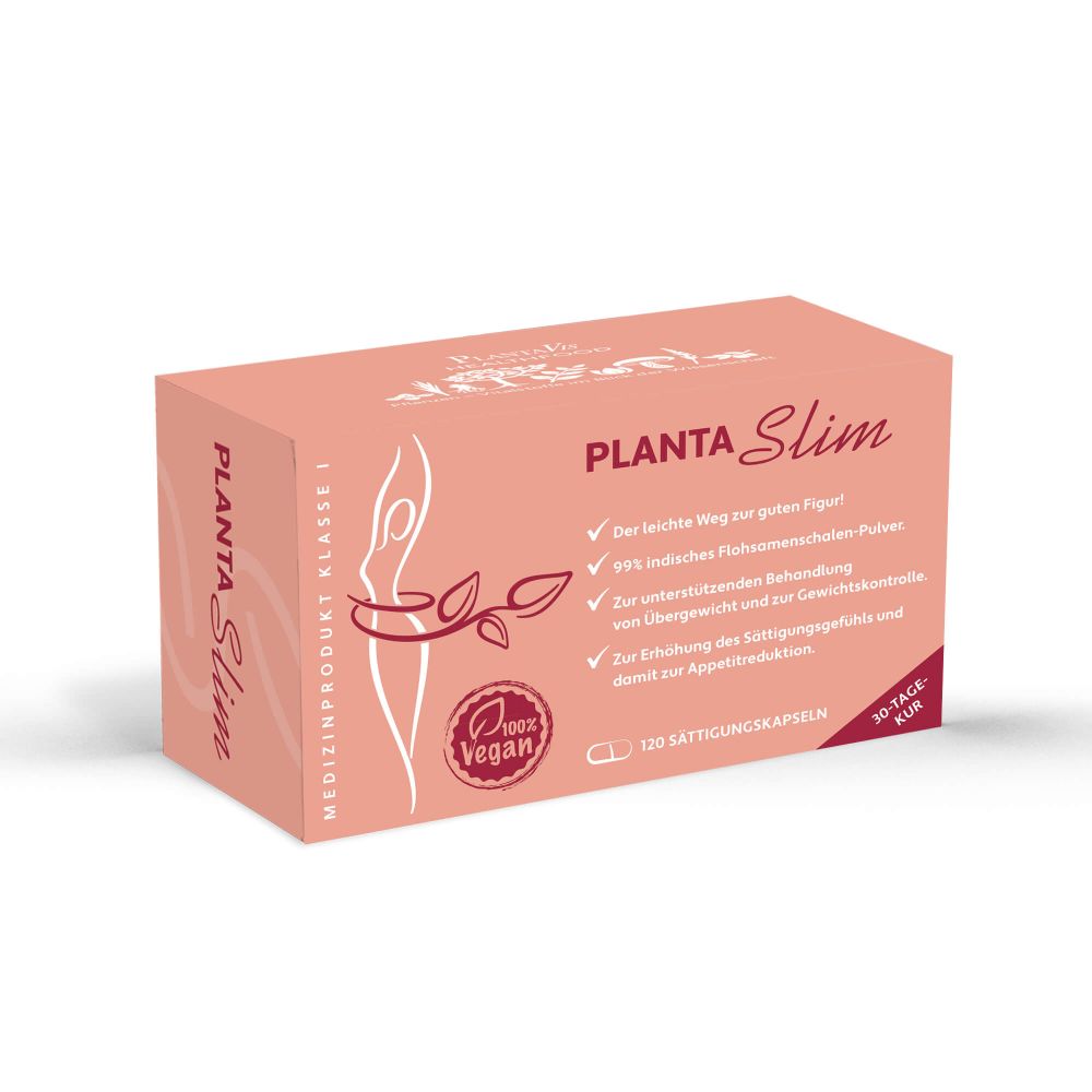 PLANTA SLIM 99% ind.Flohsamenschalenplv.Kaps.vegan