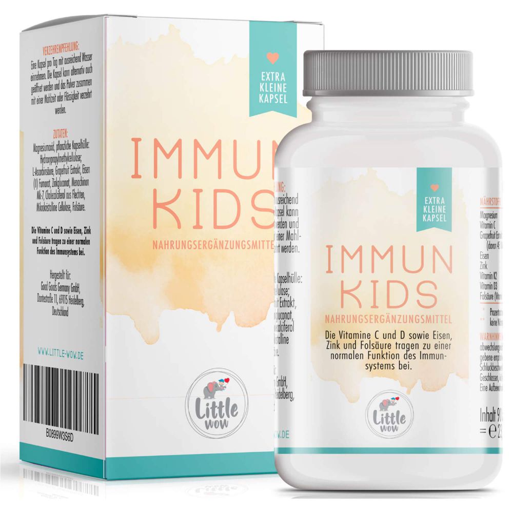 LITTLE Wow Immun Kids Immunsystem Kind.vegan Kaps.