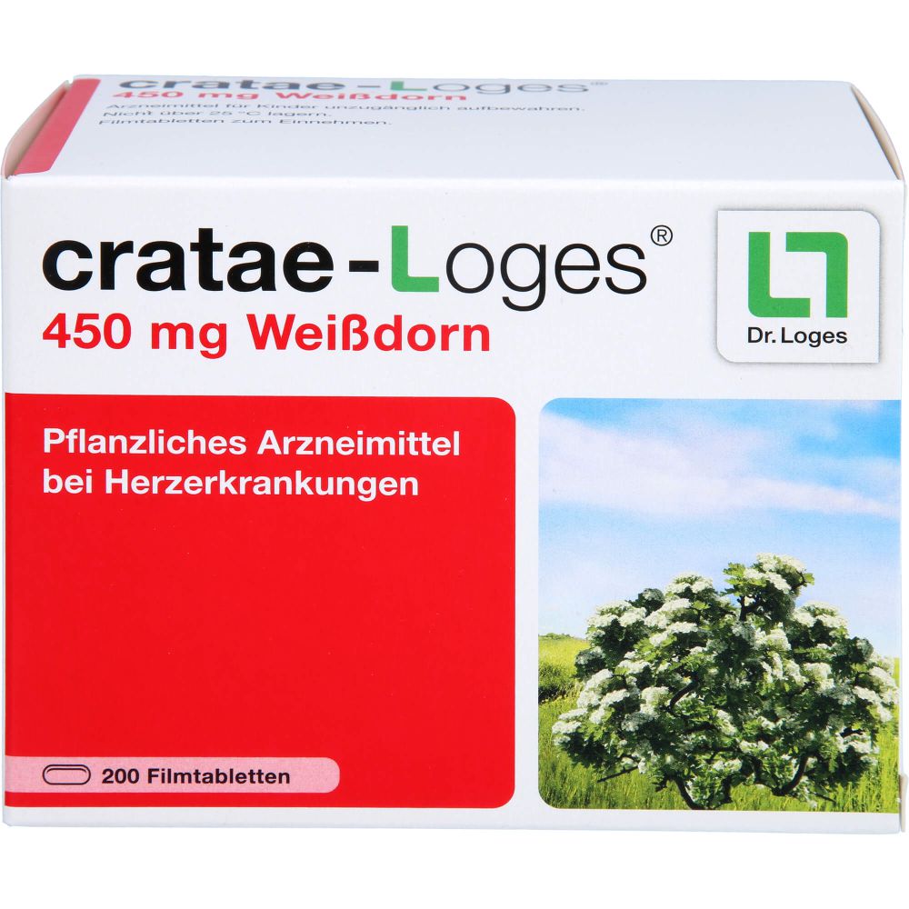 CRATAE-LOGES 450 mg Weißdorn Filmtabletten