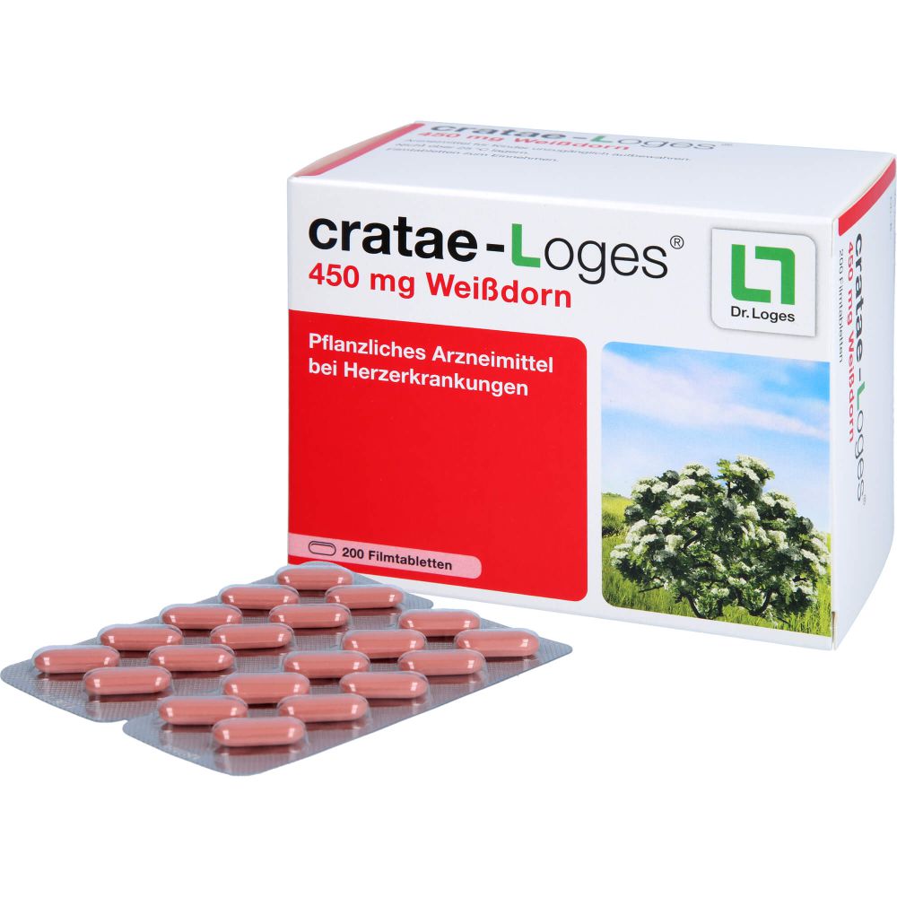 CRATAE-LOGES 450 mg Weißdorn Filmtabletten