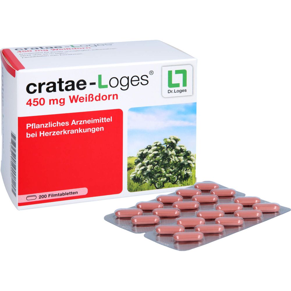 CRATAE-LOGES 450 mg Weißdorn Filmtabletten