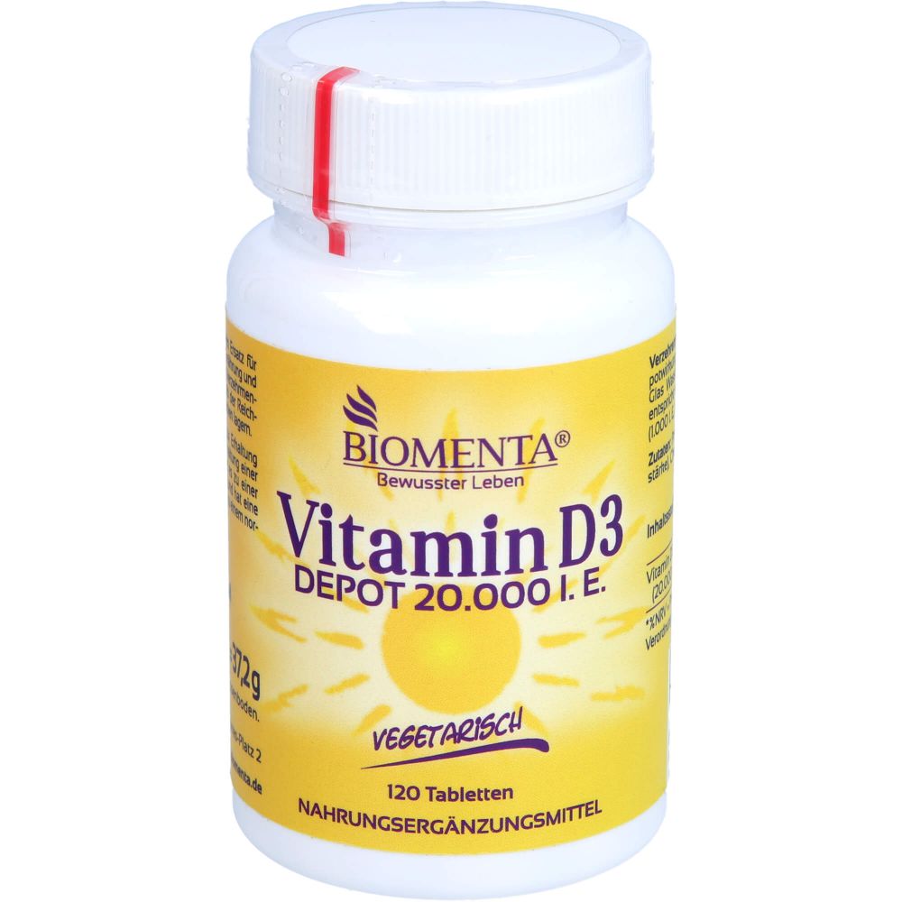 BIOMENTA Vitamin Depot D3 20.000 I.E. vegetar.Tab.