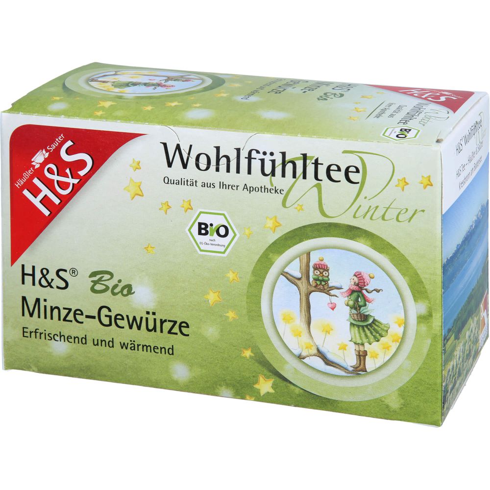 H&S Wintertee Bio Minze-Gewürze Filterbeutel