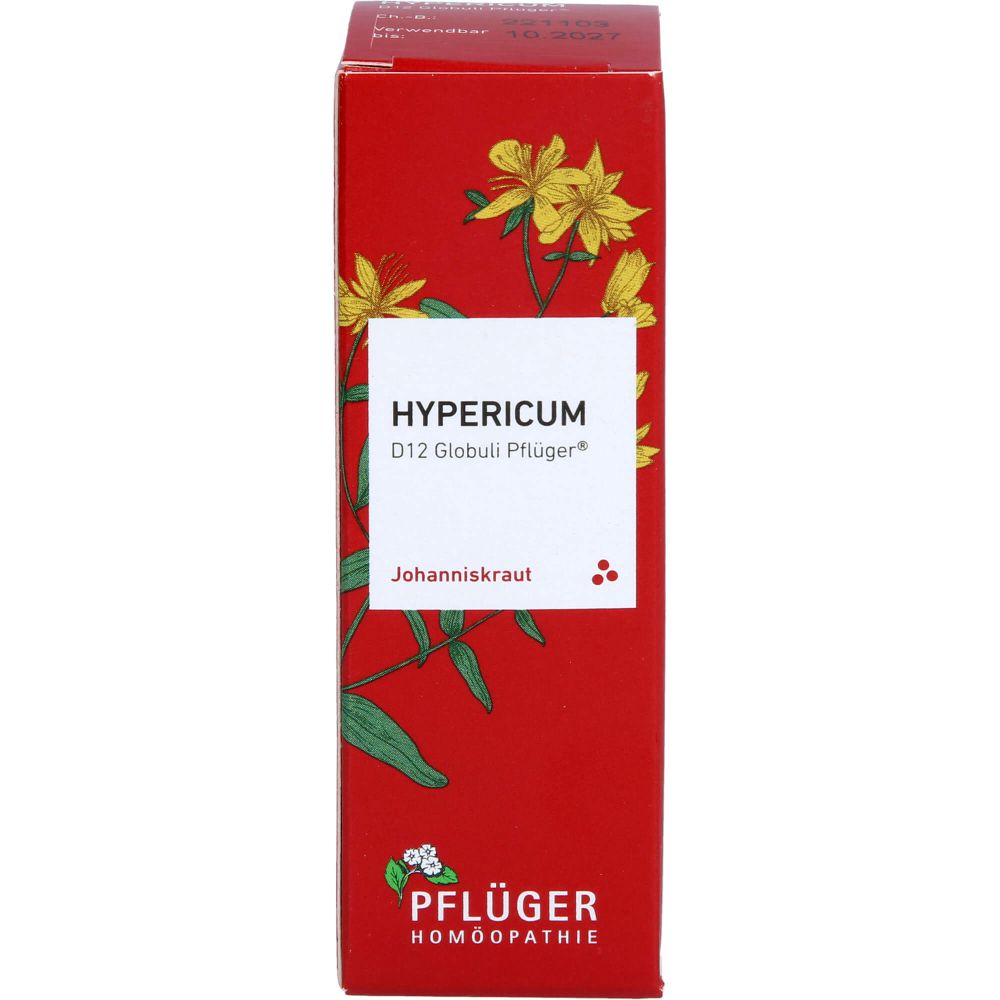 HYPERICUM D 12 Globuli Pflüger Dosierspender