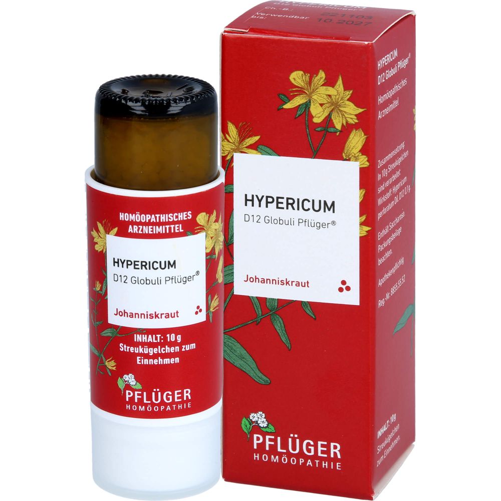 HYPERICUM D 12 Globuli Pflüger Dosierspender