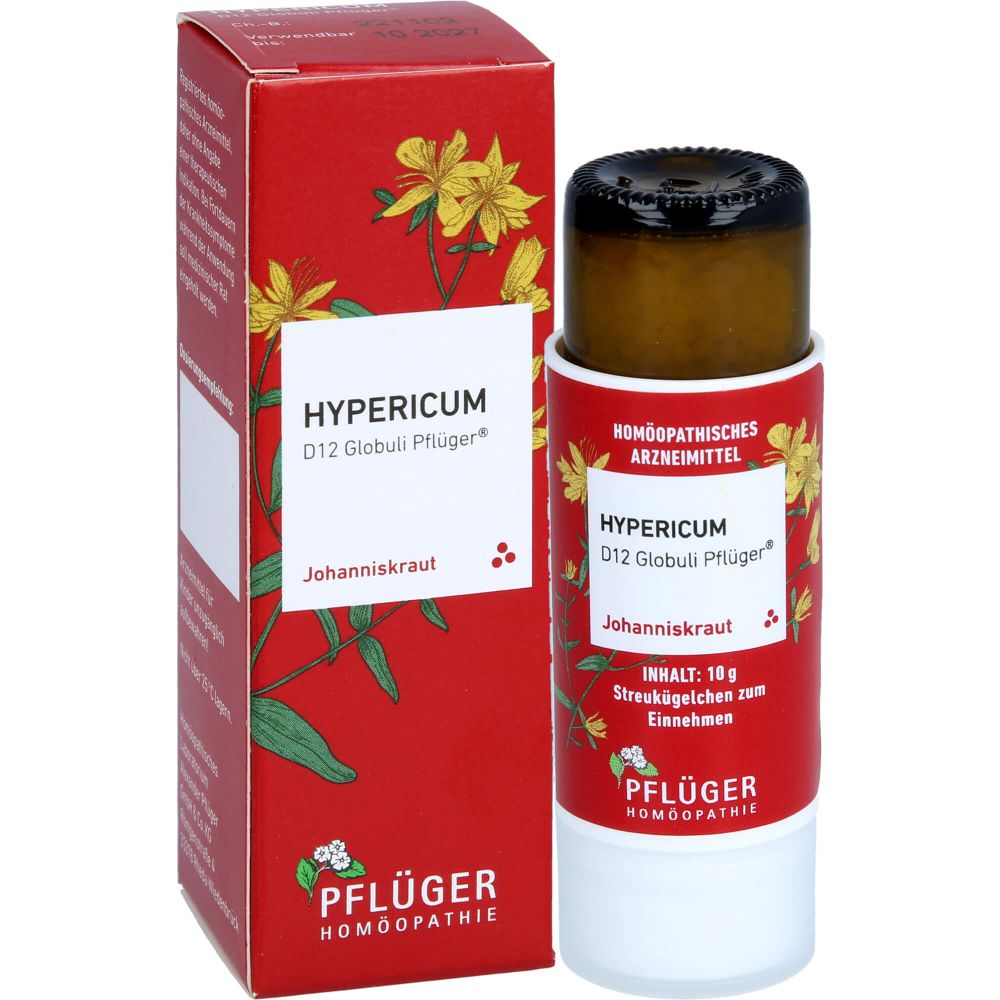 HYPERICUM D 12 Globuli Pflüger Dosierspender