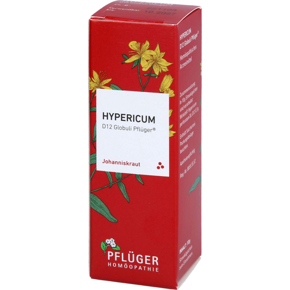 HYPERICUM D 12 Globuli Pflüger Dosierspender