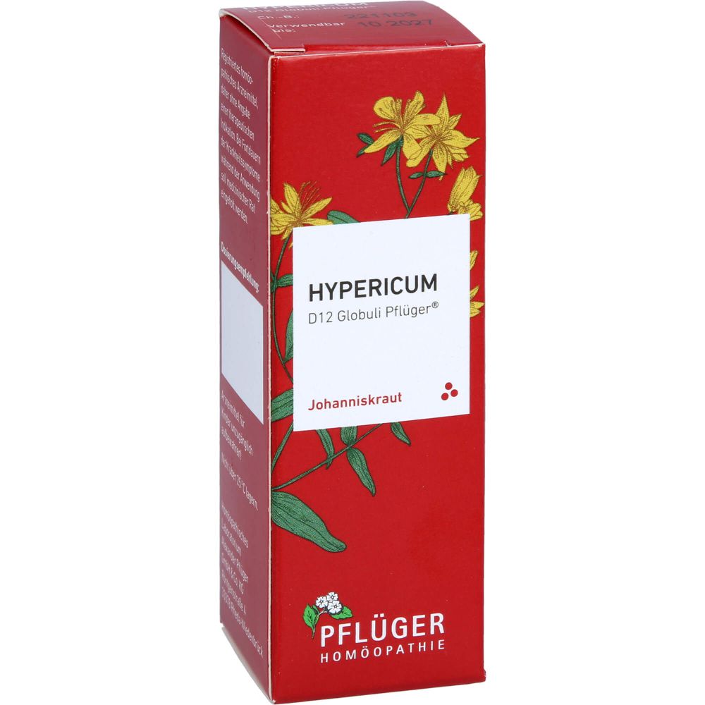 HYPERICUM D 12 Globuli Pflüger Dosierspender