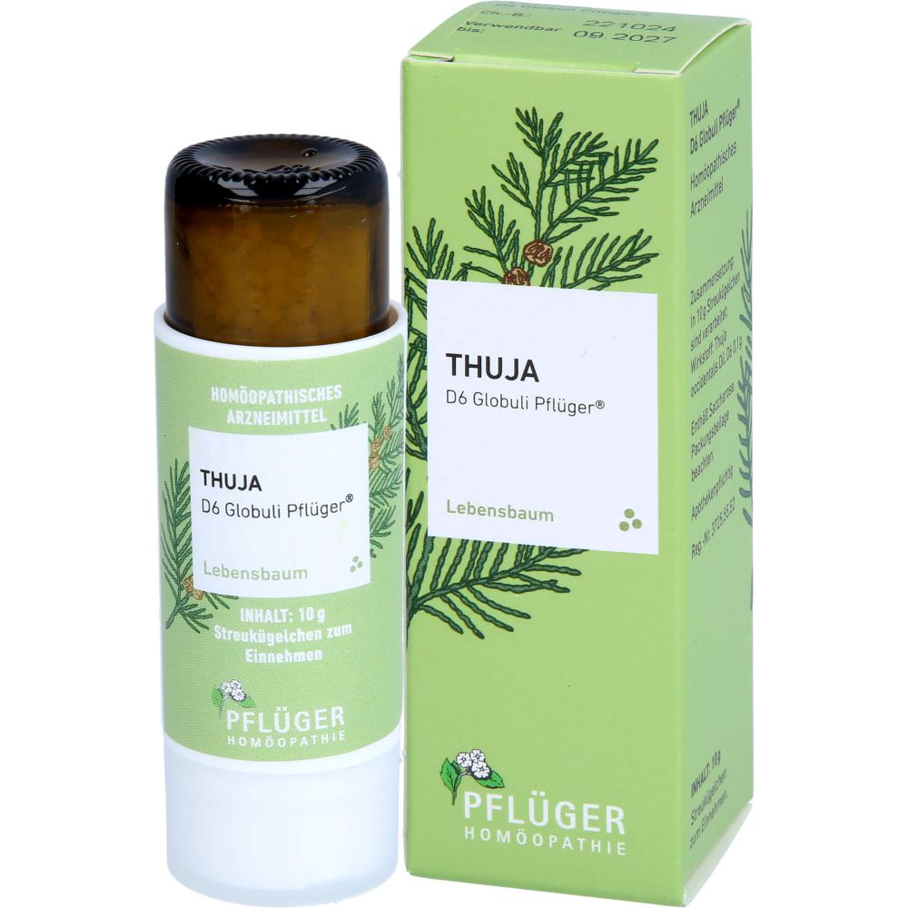 THUJA D 6 Globuli Pflüger Dosierspender