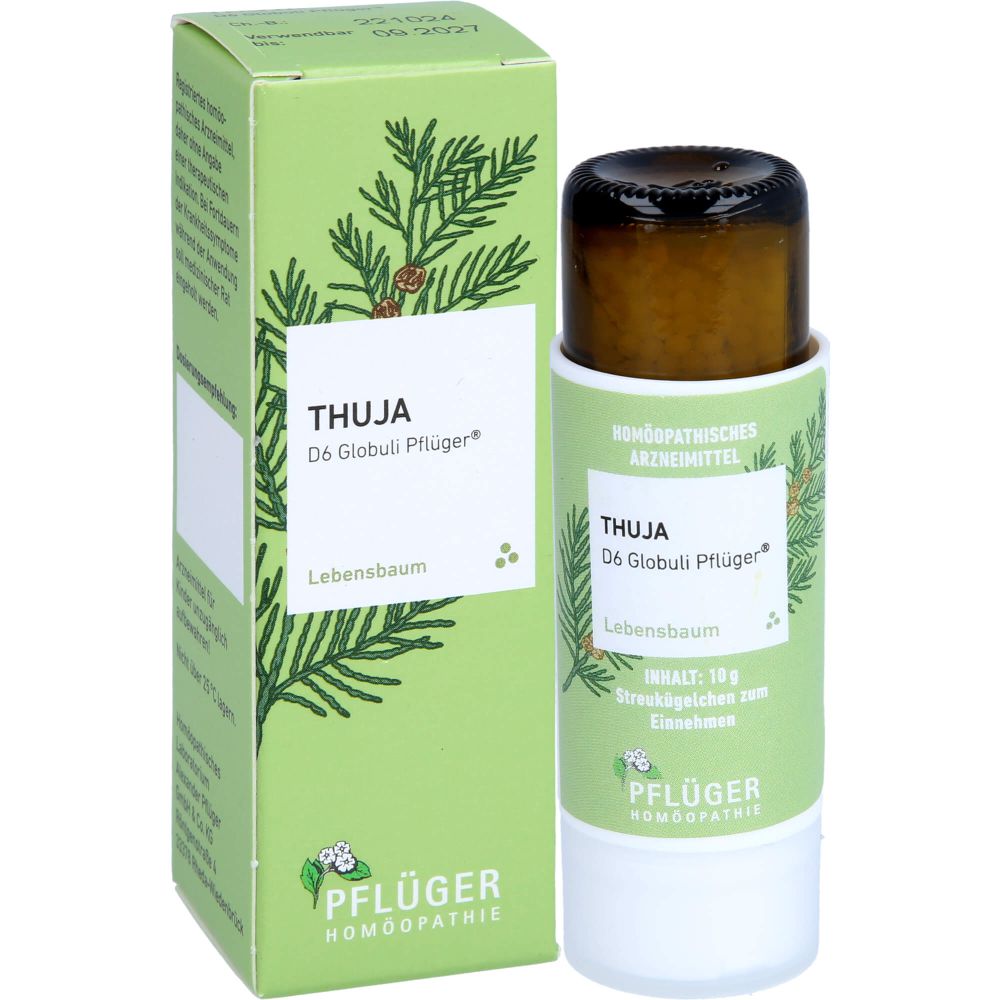 THUJA D 6 Globuli Pflüger Dosierspender