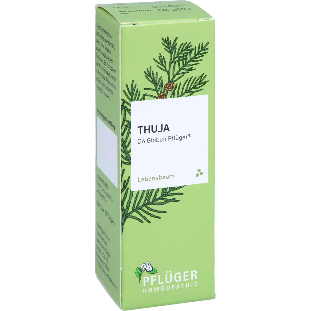 THUJA D 6 Globuli Pflüger Dosierspender