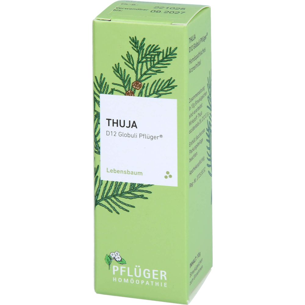 THUJA D 12 Globuli Pflüger Dosierspender