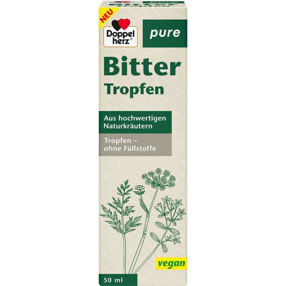 DOPPELHERZ Bitter Tropfen pure