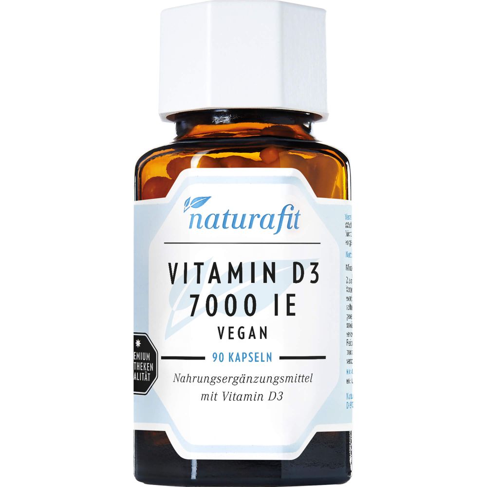 Naturafit Vitamin D3 7000 I.E. vegan Kapseln 90 St