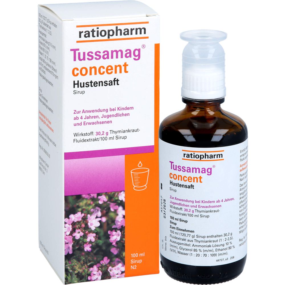 TUSSAMAG concent Hustensaft 30,2 g/100 ml Sirup