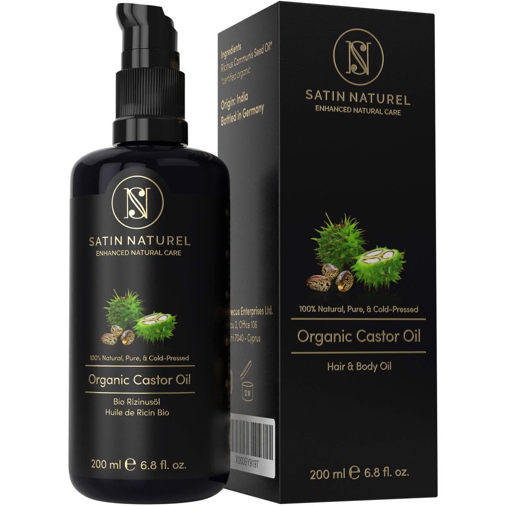 SATIN NATUREL Bio Rizinusöl kaltgepresst Haare