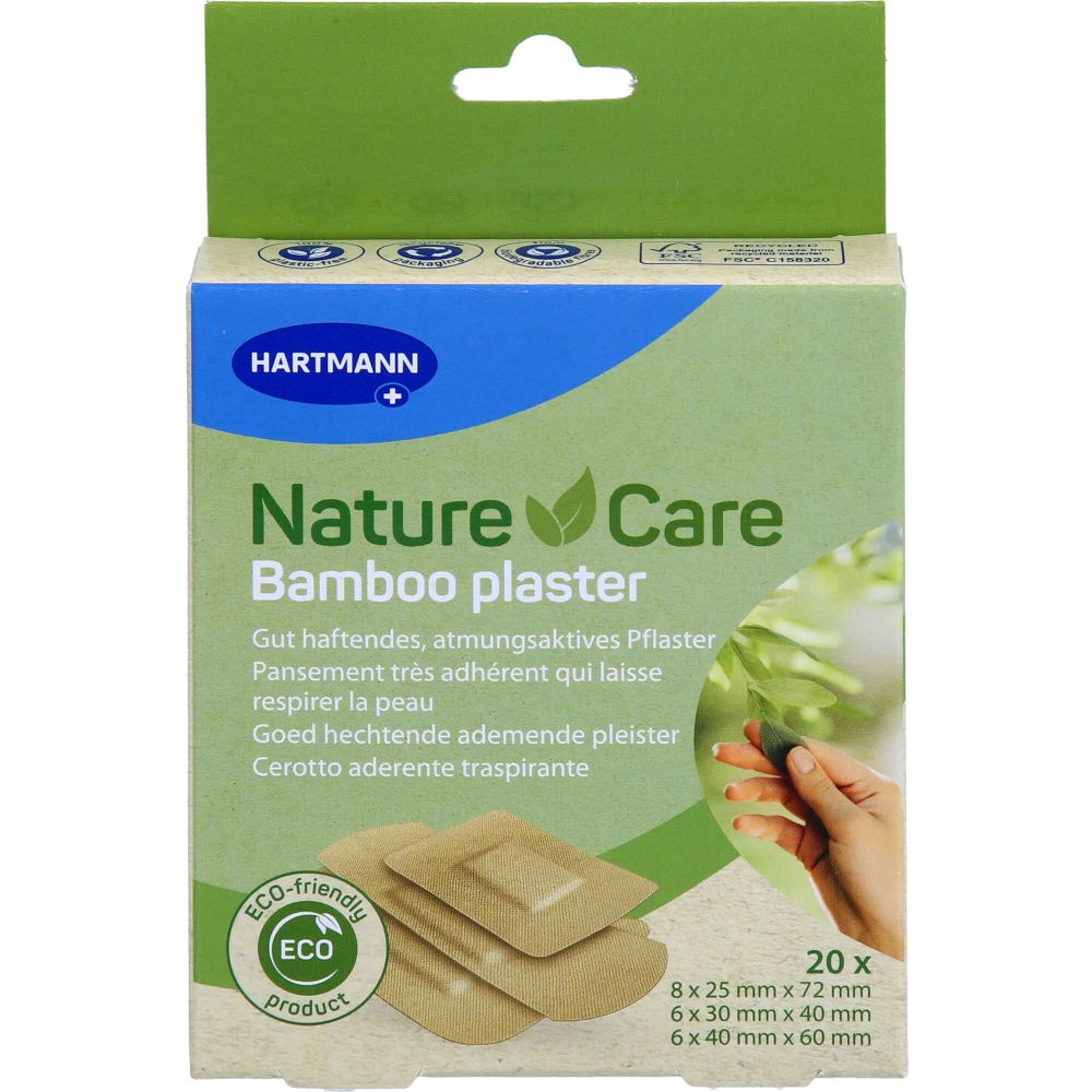 NATURE CARE Bambus-Pflasterstrips 3 Größen