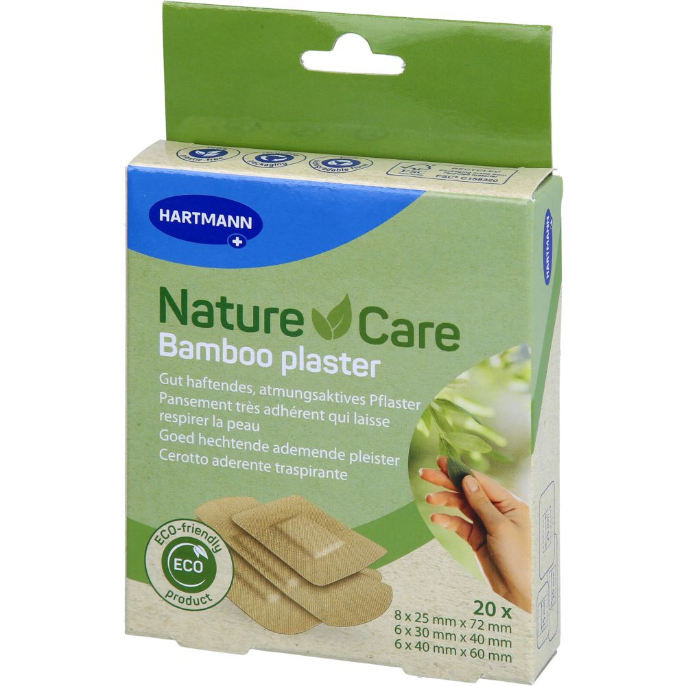 NATURE CARE Bambus-Pflasterstrips 3 Größen