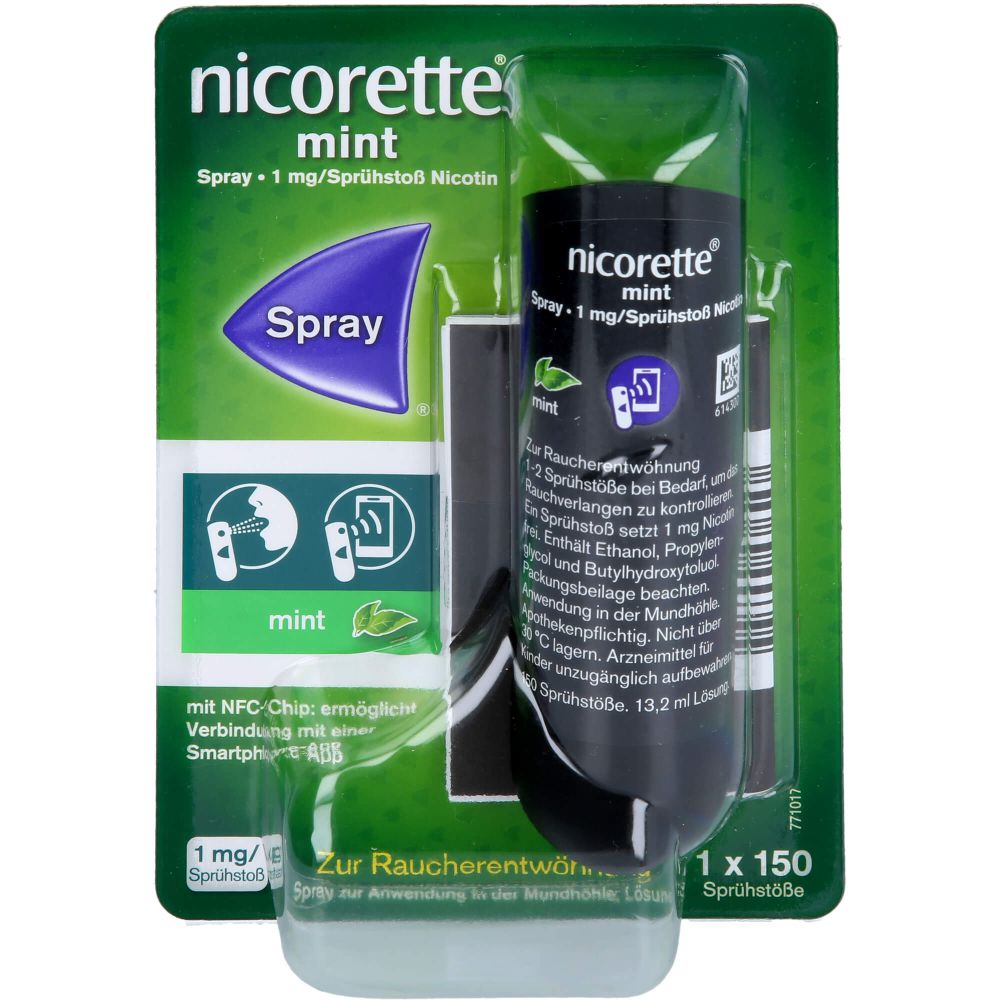 NICORETTE Mint Spray 1 mg/Sprühstoß NFC 1 St - Glückauf Apotheke