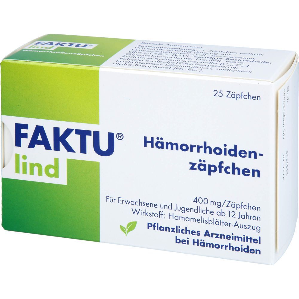 FAKTU lind Hämorrhoidenzäpfchen