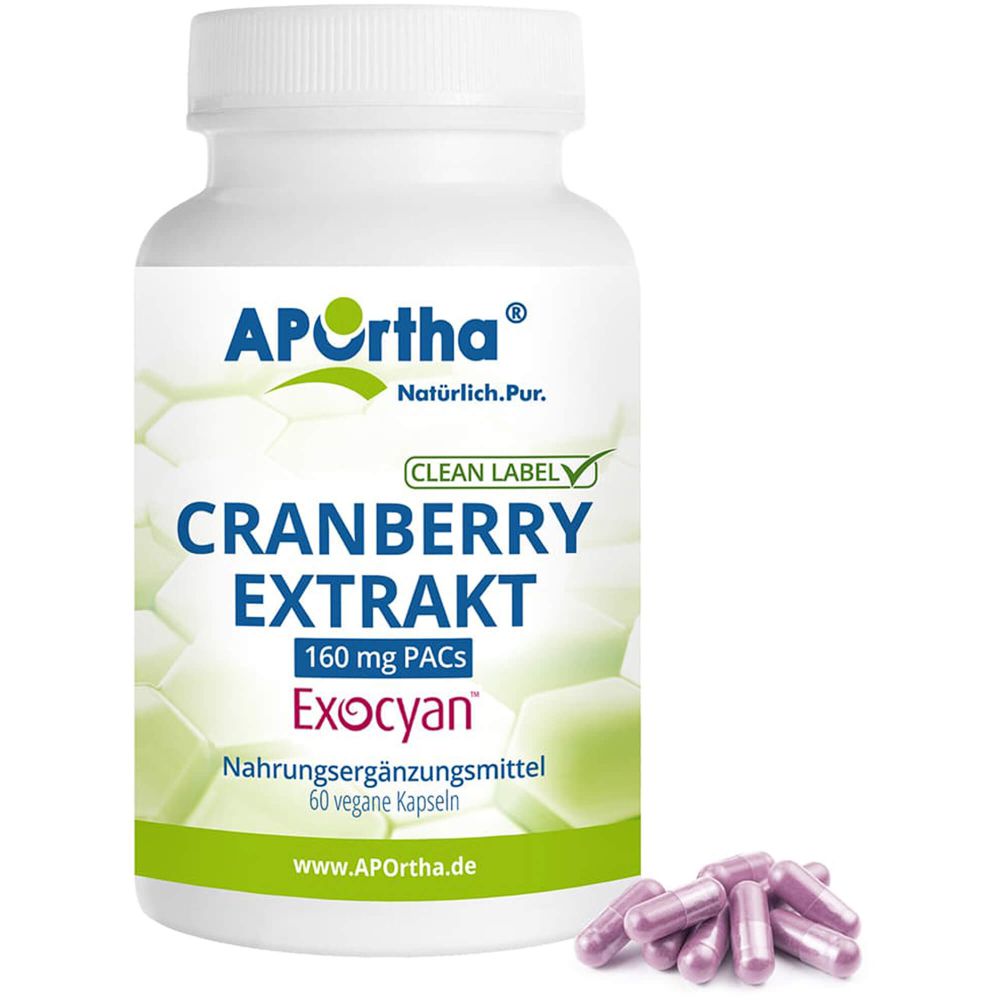 APORTHA Cranberry-Extrakt vegane Kapseln