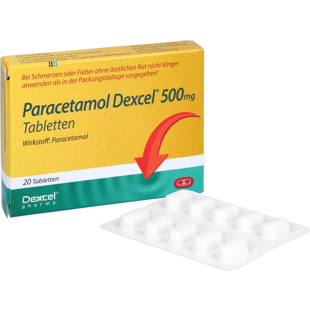 PARACETAMOL Dexcel 500 mg Tabletten