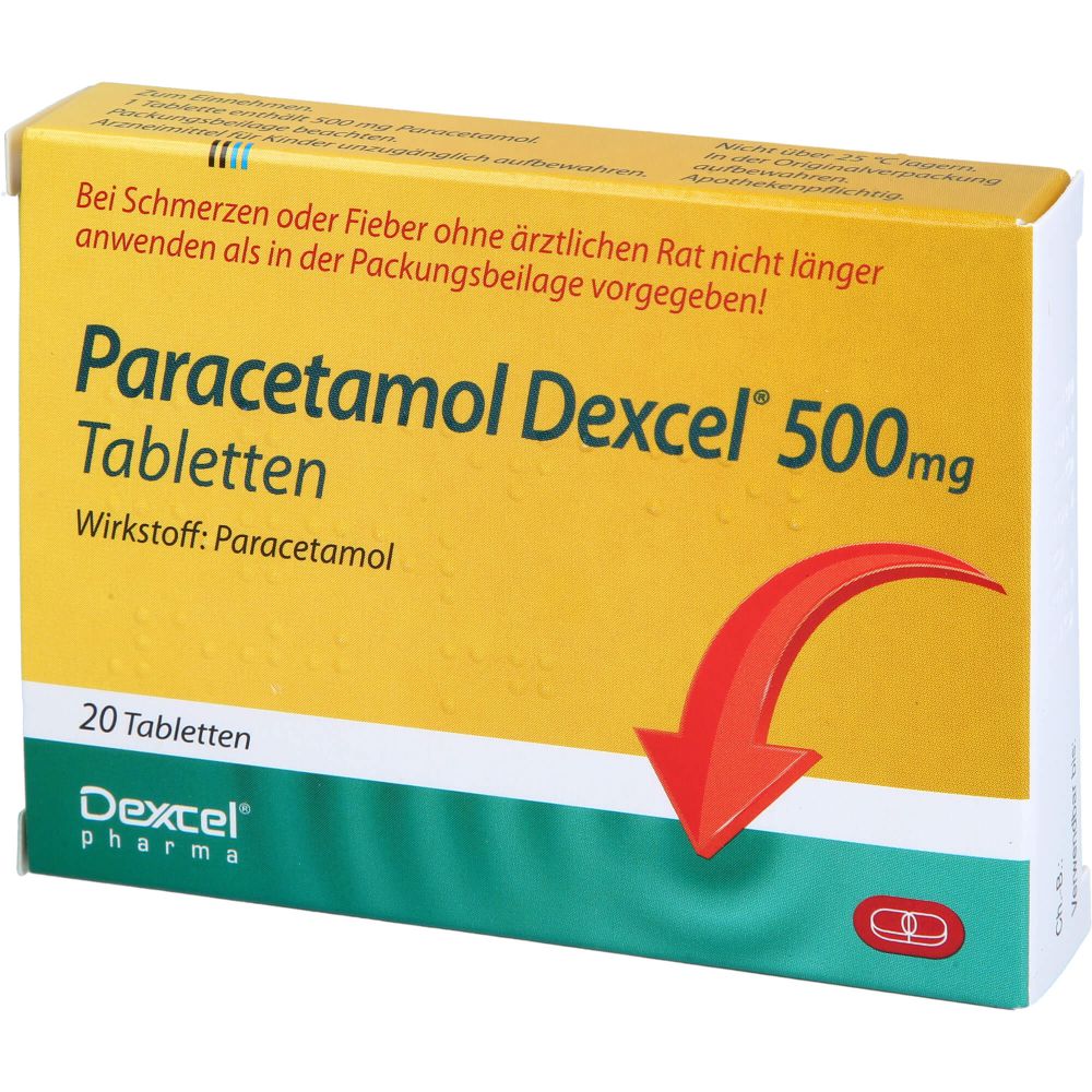 PARACETAMOL Dexcel 500 mg Tabletten