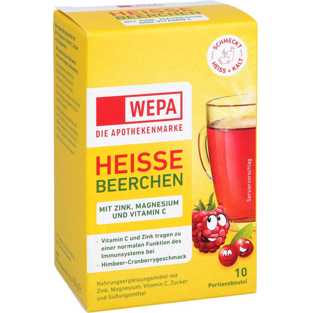 WEPA heiße Beerchen+Vit.C+Zink+Magnesium Pulver