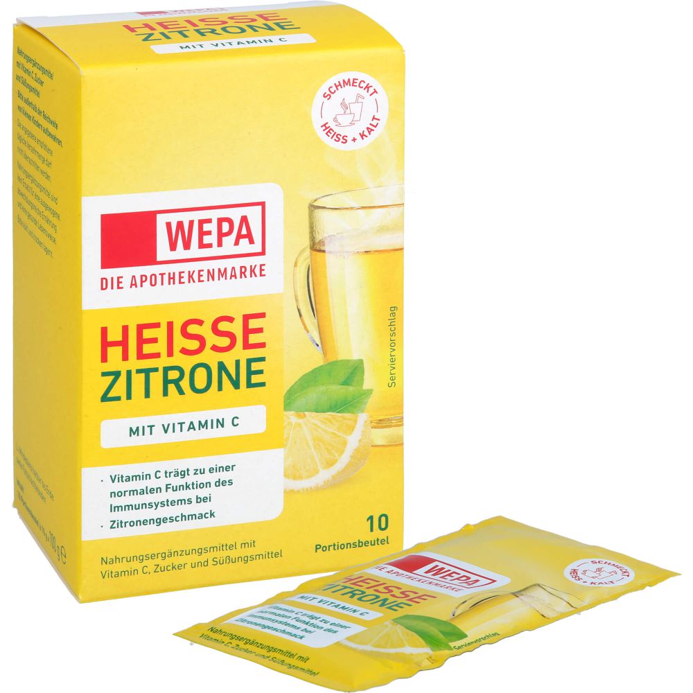 WEPA heiße Zitrone+Vitamin C Pulver