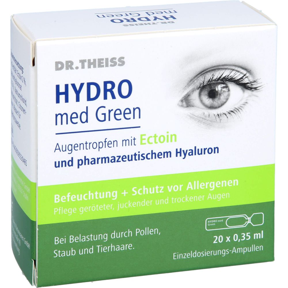 DR.THEISS Hydro med Green Augentro.Einzeldos.Amp.