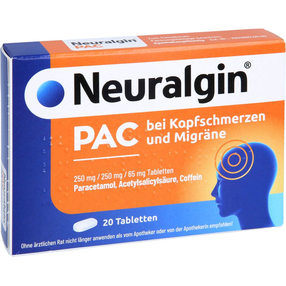 NEURALGIN PAC bei Kopfschmerzen und Migräne Tabl.