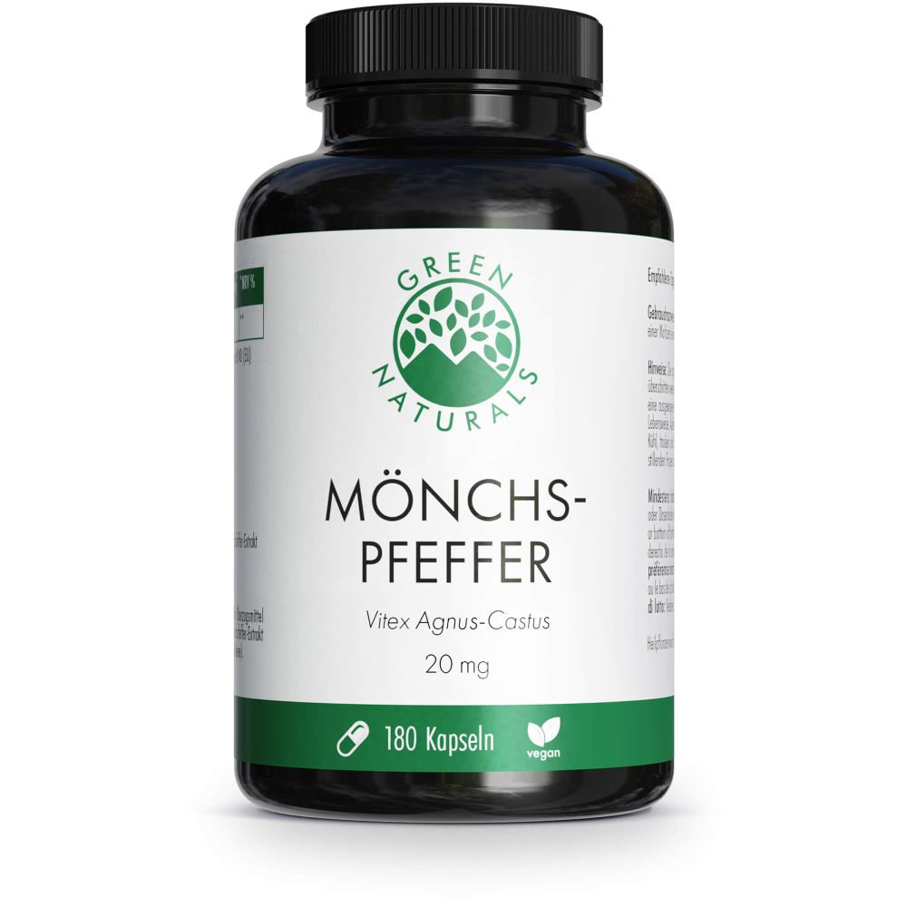 GREEN NATURALS Mönchspfeffer 20mg hochdosiert Kps.