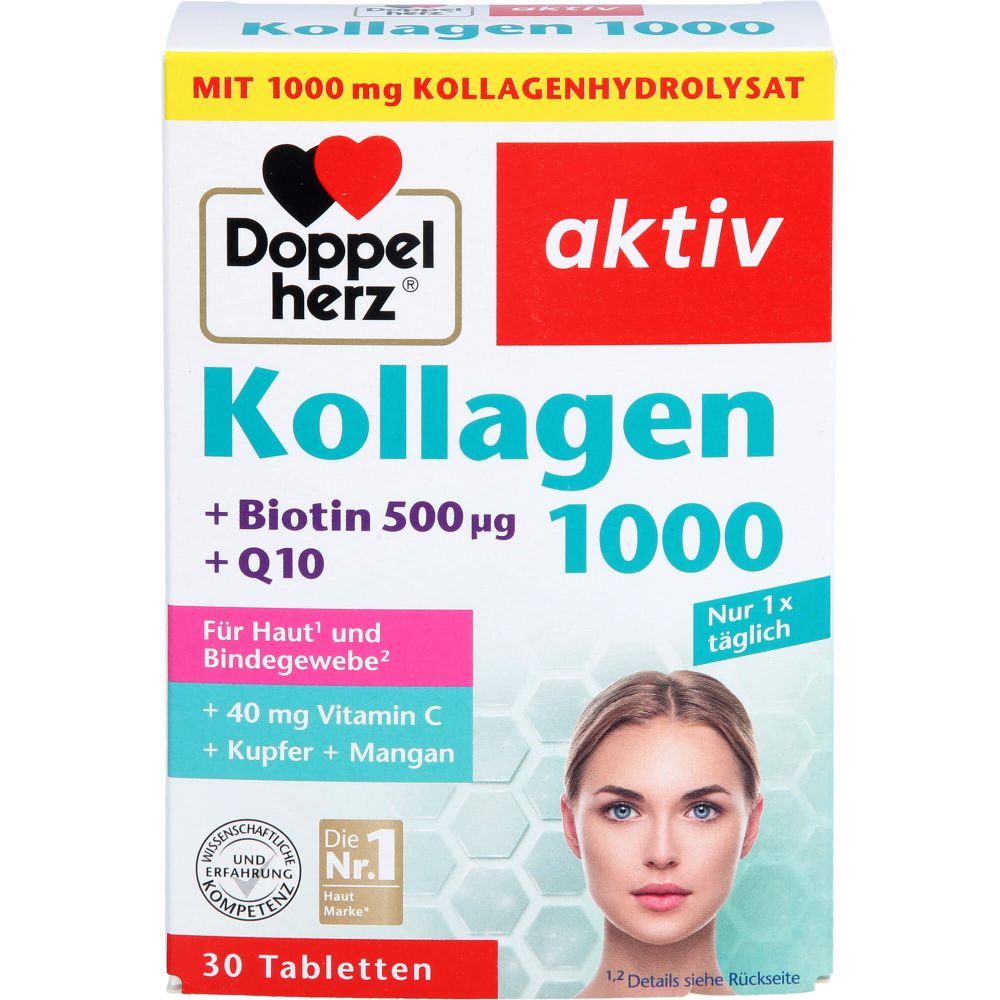 DOPPELHERZ Kollagen 1000 Tabletten