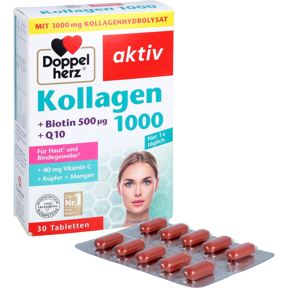 DOPPELHERZ Kollagen 1000 Tabletten