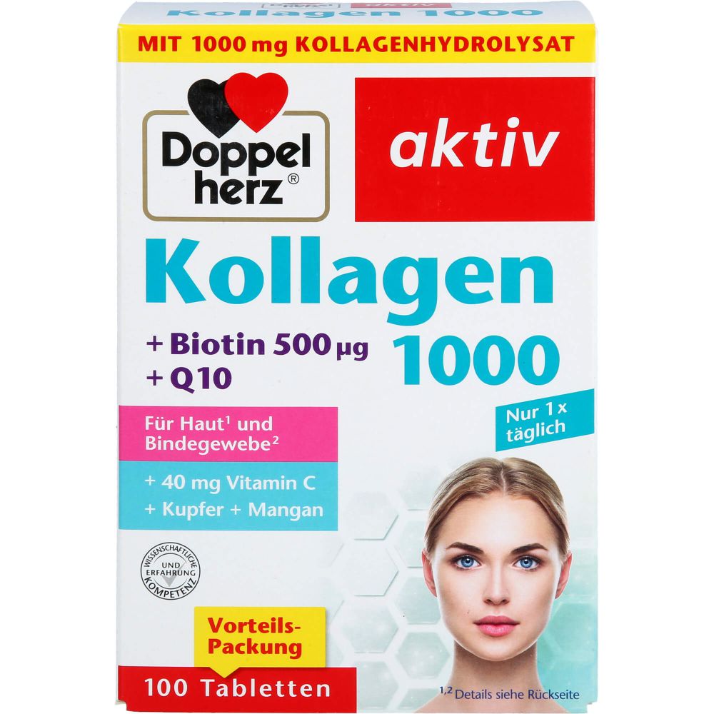 DOPPELHERZ Kollagen 1000 Tabletten