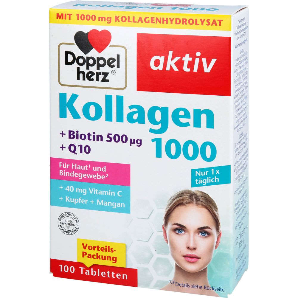 DOPPELHERZ Kollagen 1000 Tabletten