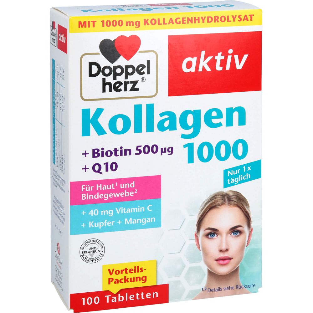 DOPPELHERZ Kollagen 1000 Tabletten