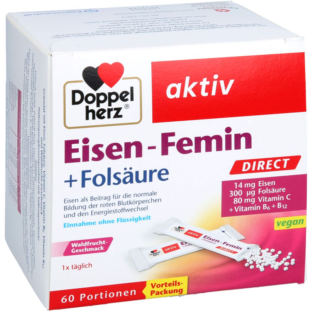 DOPPELHERZ Eisen-Femin DIRECT Pellets