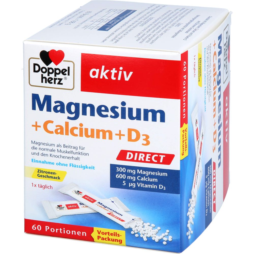 DOPPELHERZ Magnesium+Calcium+D3 DIRECT Pellets