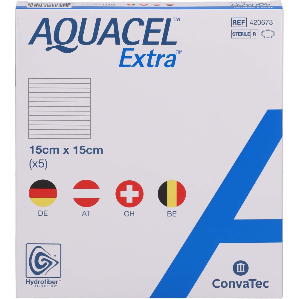 AQUACEL Extra 15x15 cm Verband